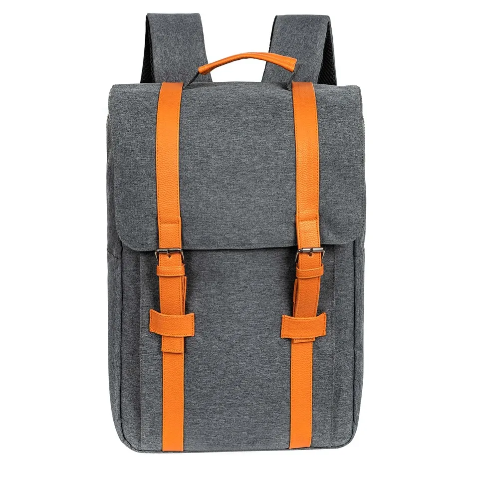 Двоколірний рюкзак із пряжками